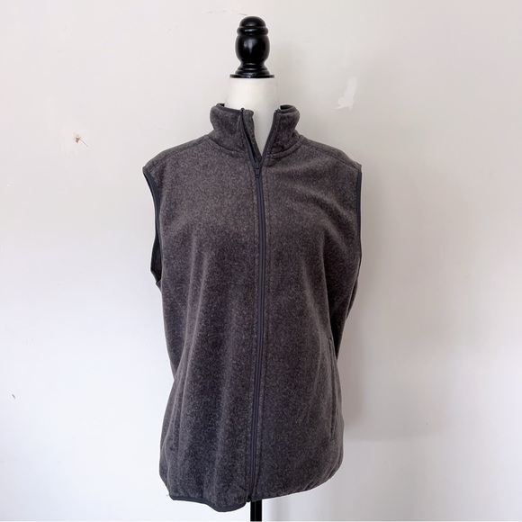 Joe Fresh Gray Fleece Zip-Up Vest – Women’s Size S｜99%new condition! - Picture 6 of 15